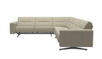 Stressless Stella 2-3 Seater Sectional with S1 Arm and Metal Legs - Balance adapt