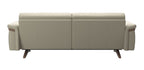 Stressless Stella 3 Seat Sofa with Wood Arms and Legs - Balance adapt