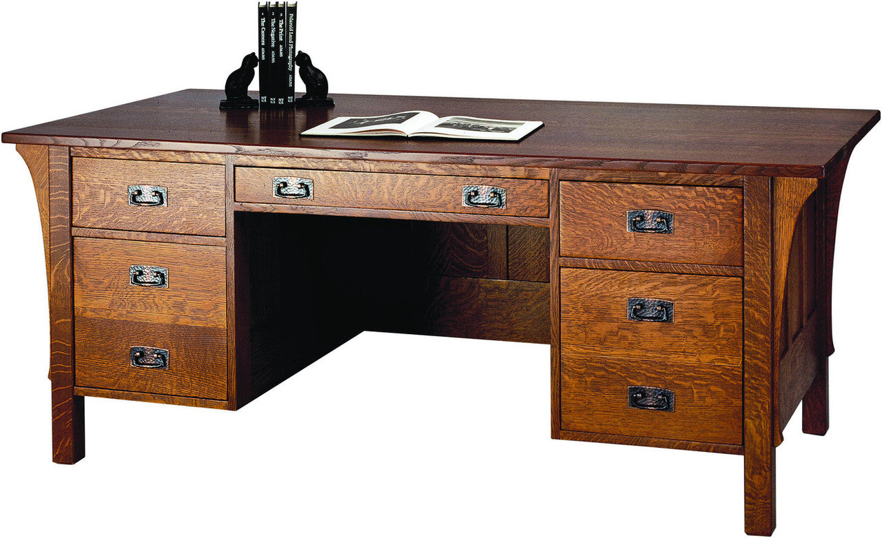 Stickley Executive Desk with Corbels