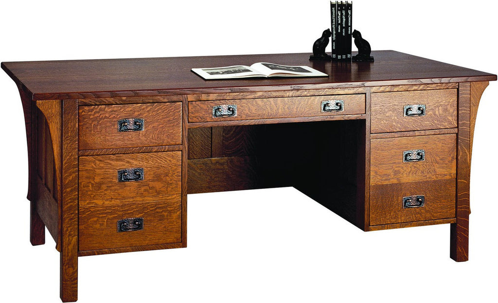 Stickley Executive Desk with Corbels
