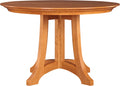 Stickley Highlands round dining table on a white background