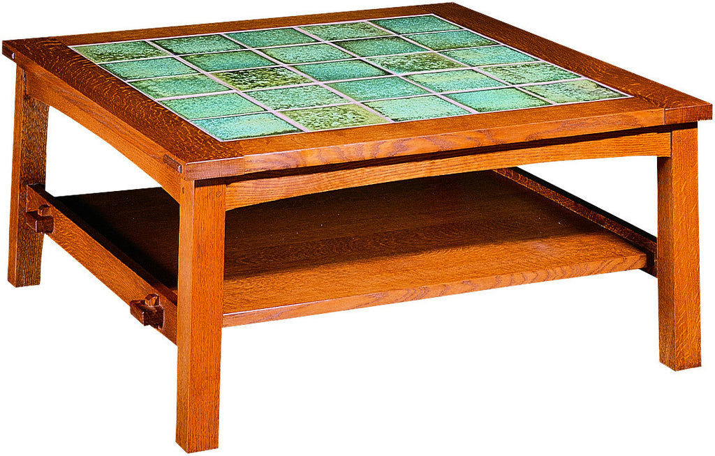 Stickley Tile Top Cocktail Table 89-579