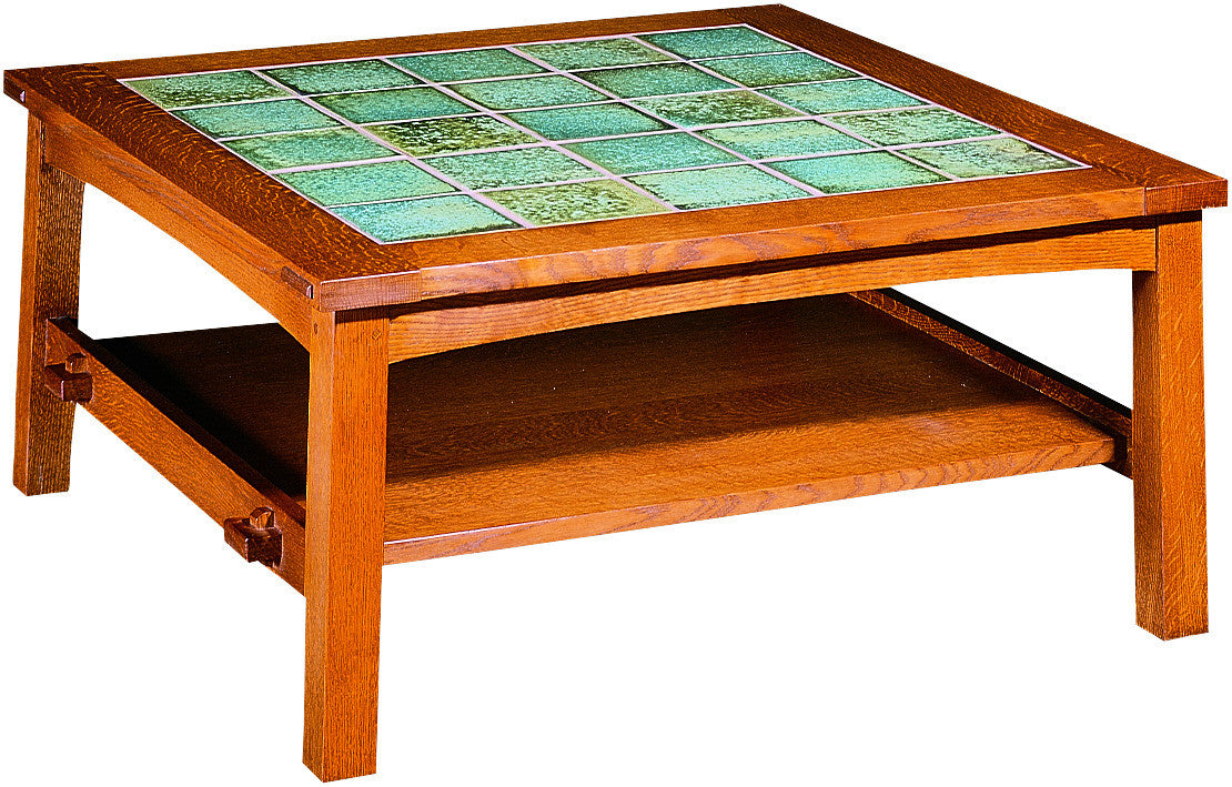 Stickley Tile Top Cocktail Table 89-579