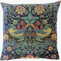 Strawberry Pickers Out William Morris Style Tapestry Pillow