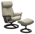 Stressless Paul Signature Base Recliner with Ottoman