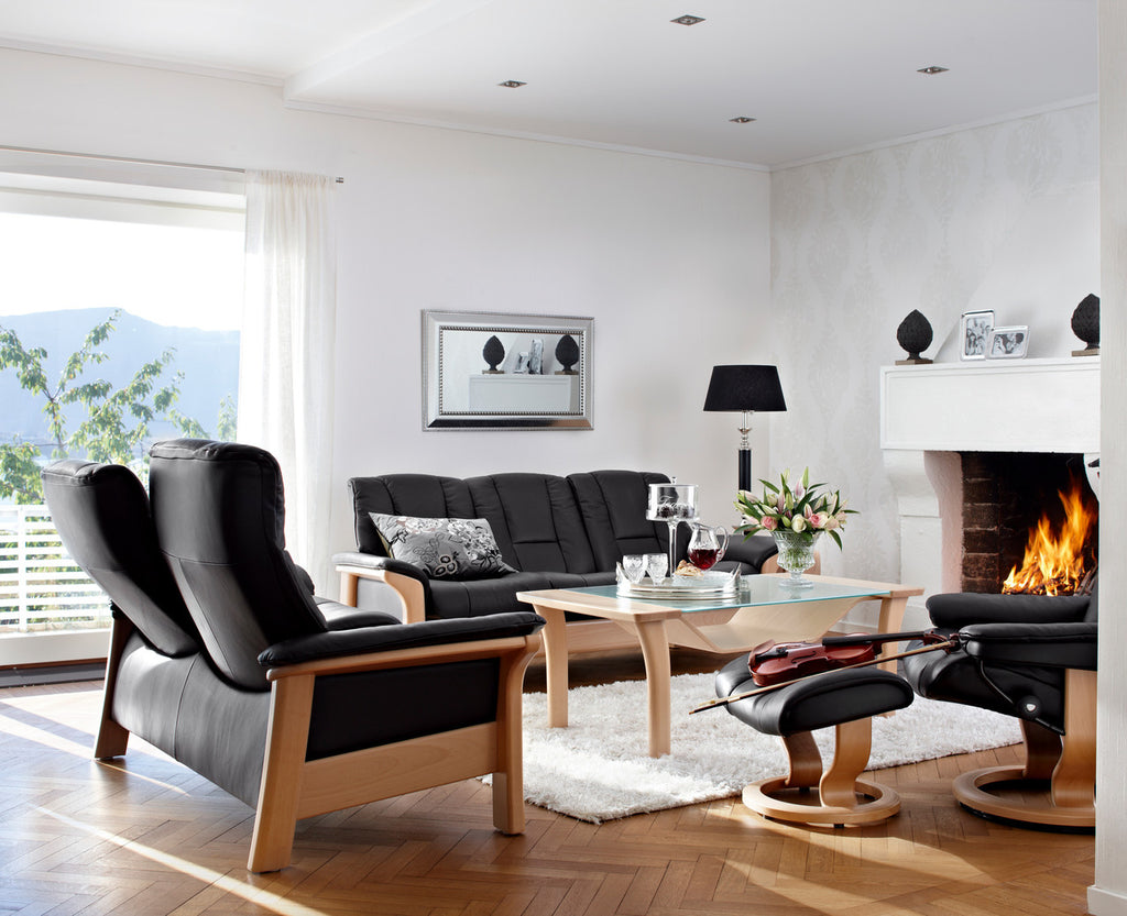 Buckingham 3-Seat High Back Sofa by Stressless