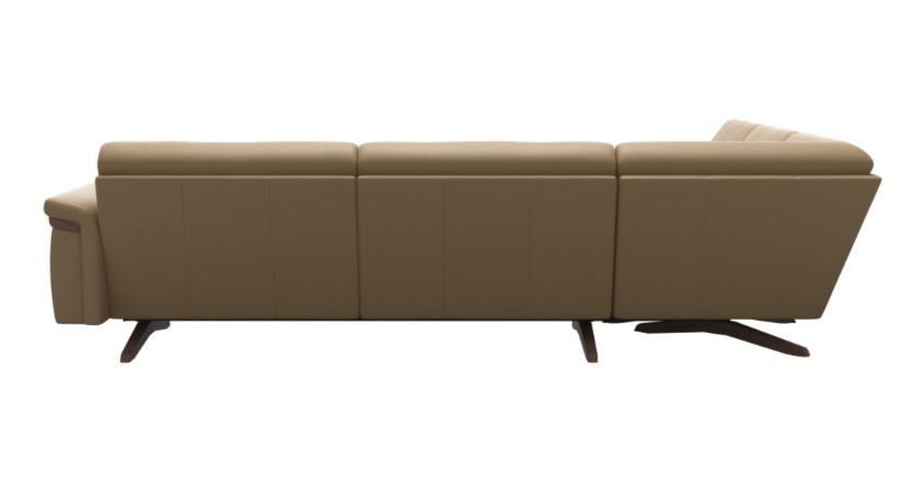 Stressless Stella Sectional C2-2.5 with Wood Arms and Legs - Balance adapt