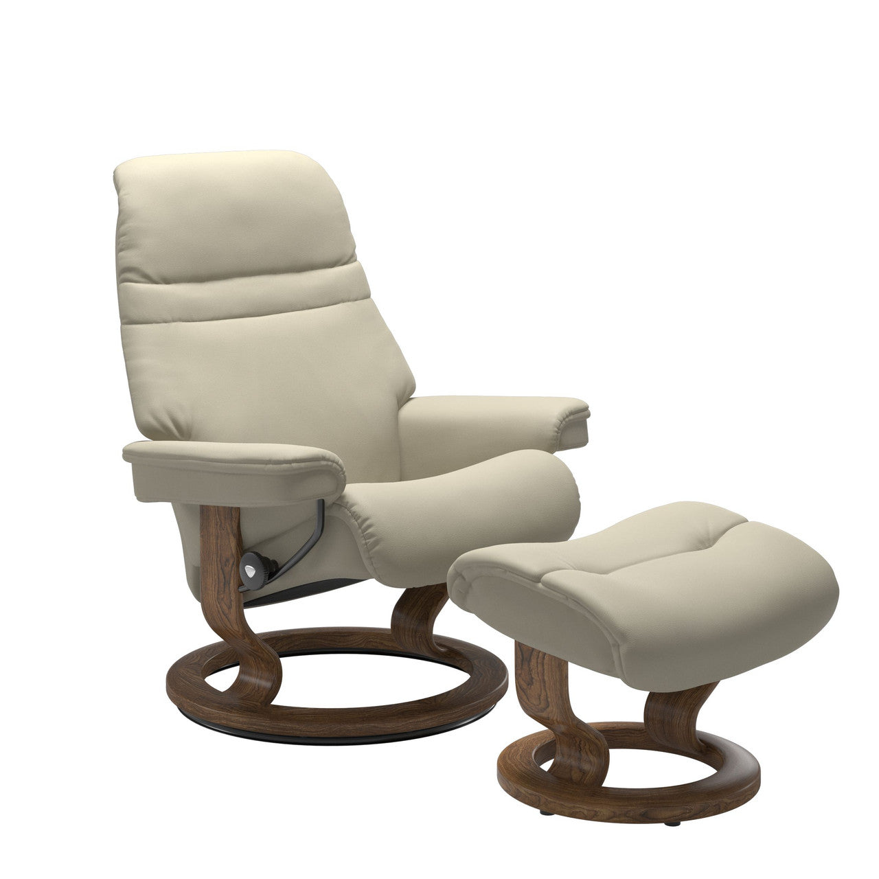 Stressless Sunrise Classic Chair and Ottoman