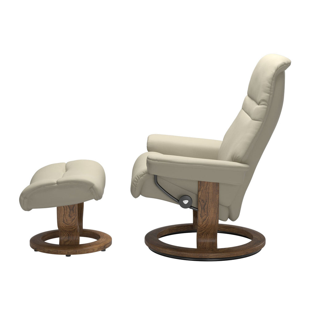 Stressless Sunrise Classic Chair and Ottoman