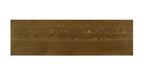 Wooden panel with engraved patterns on a white background
