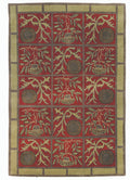 Craftsman Thistle Claret Rug