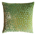Triangles Velvet Pillow By Kevin O'Brien Studio