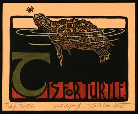 T is for Turtle Print