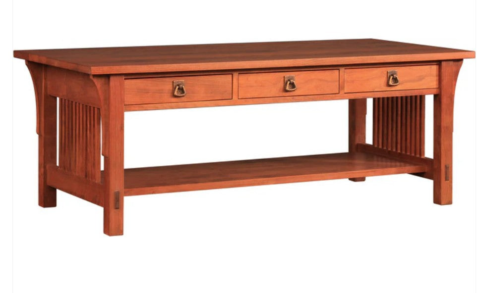 Stickley Three-Drawer Cocktail Table