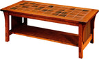 Stickley Mission Tile Top Coffee Table