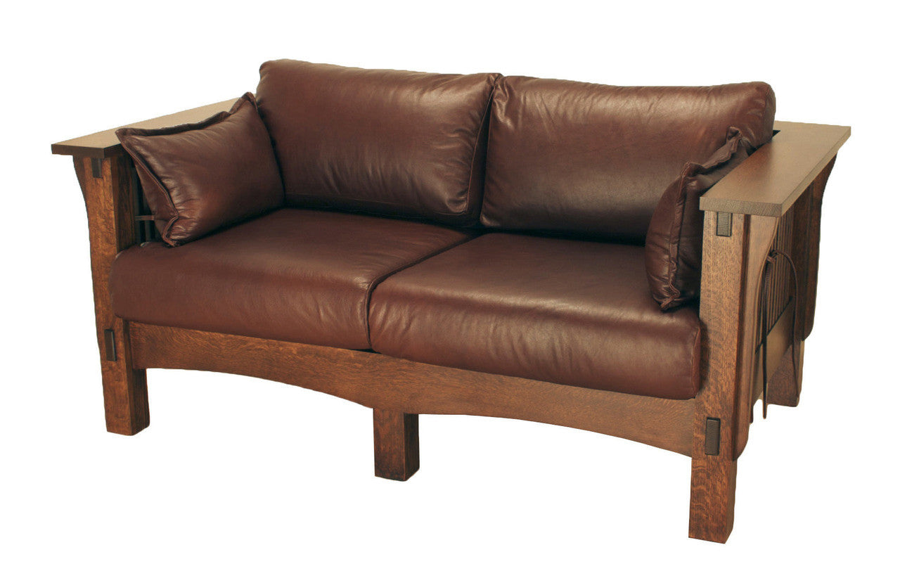 American Mission Spindle Loveseat