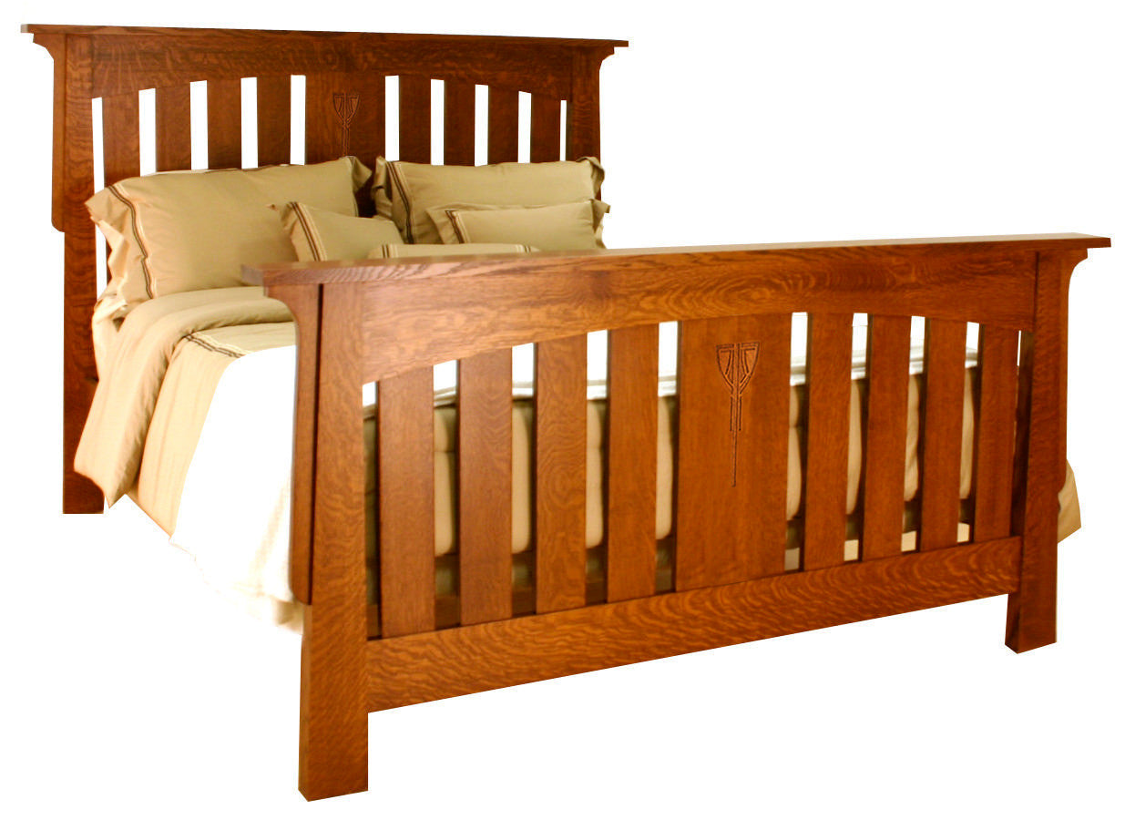 Aurora Crofter Carved Bed