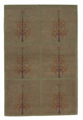 Craftsman Tree of Life Fern Rug