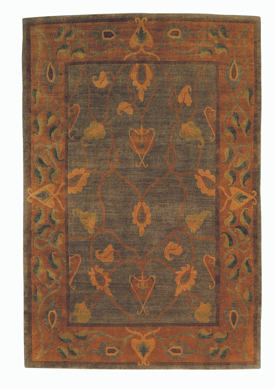 Craftsman Vineyard Brown Rug