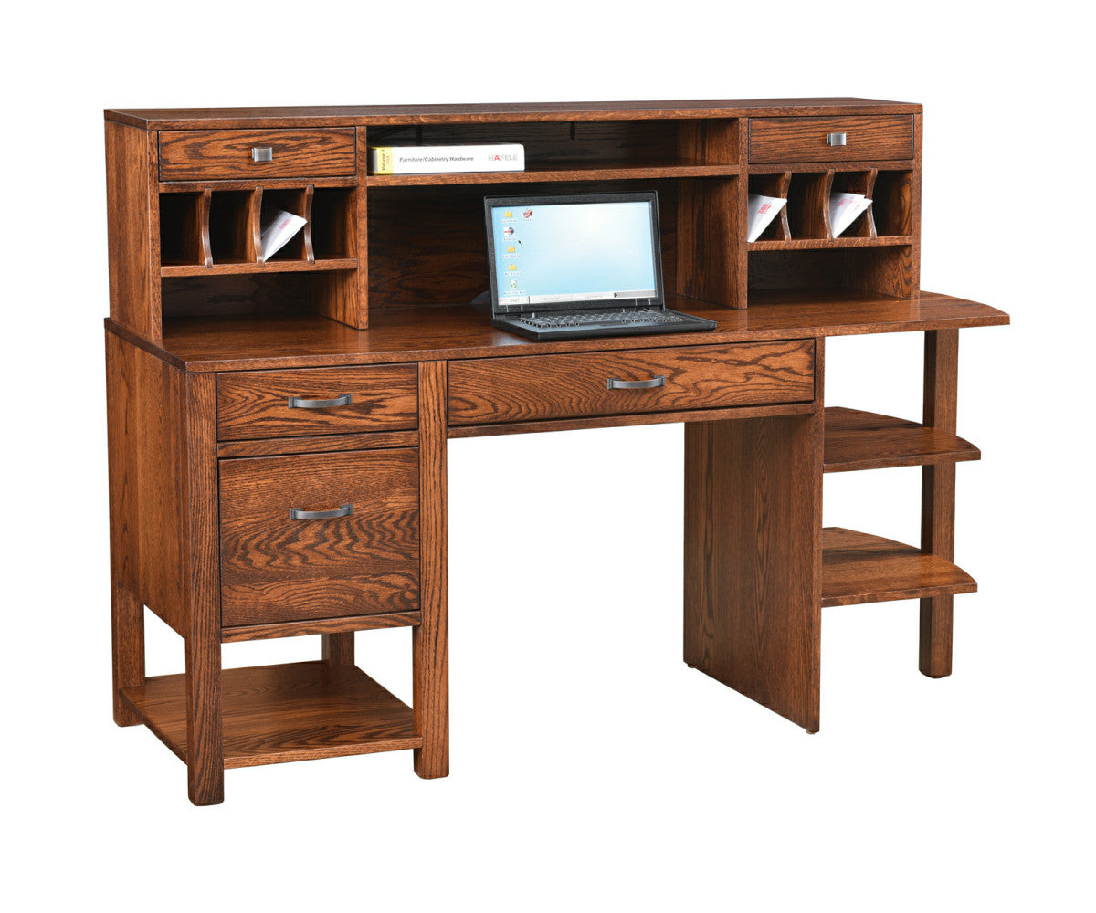 Wakefield Computer Desk and Hutch
