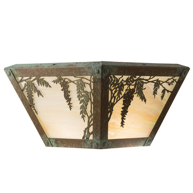 Westmoreland Hooked Arm Sconce with 10" Roof 122-1