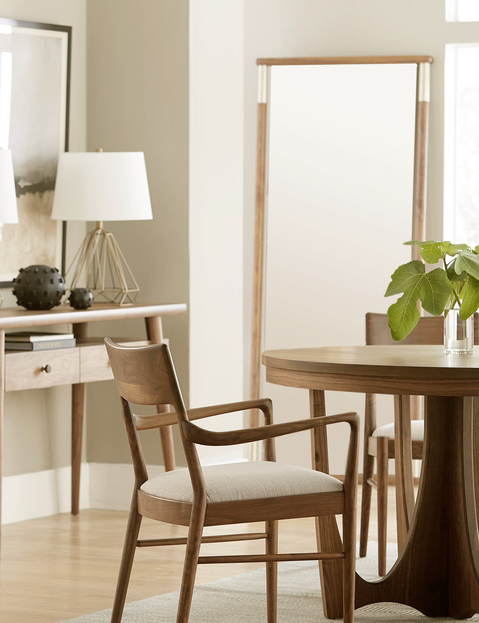 Walnut Grove Floor Mirror by Stickley
