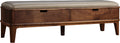 Walnut Grove Leather Bench by Stickley - In Stock