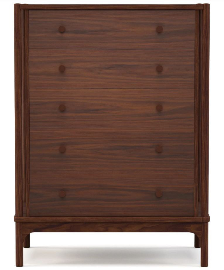 Walnut Grove Five-Drawer Tall Chest
