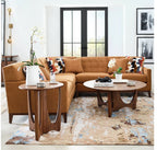Walnut Grove Tufted-Back Corner Sectional by Stickley
