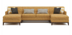 Walnut Grove Tufted-Back U-Shaped Sectional by Stickley