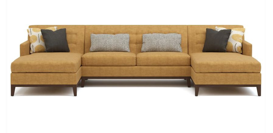 Walnut Grove Tufted-Back U-Shaped Sectional by Stickley