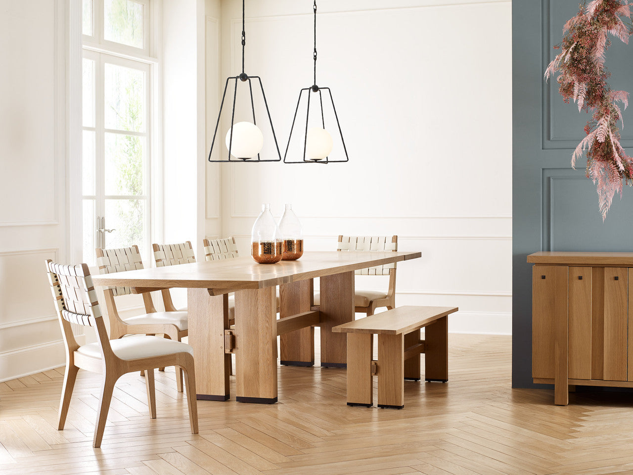 Welland Trestle Table by Stickley