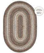 Wildwood Brown Braided Outdoor Rug