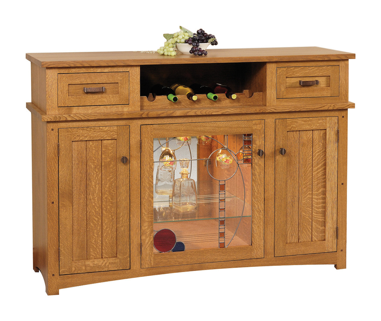 The Windsor Ridge 3 Door Wine Cabinet VP-13-53-SV