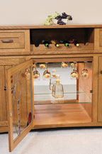 The Windsor Ridge 3 Door Wine Cabinet VP-13-53-SV