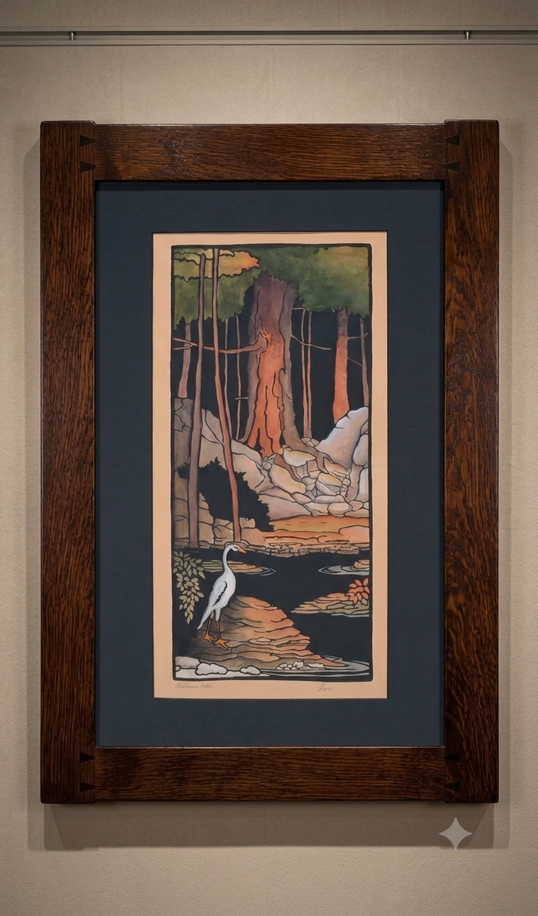 Woodland Pond Print