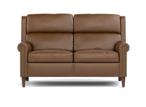 Woodlands Small Roll Arm Loveseat with Nails by Stickley - Promo