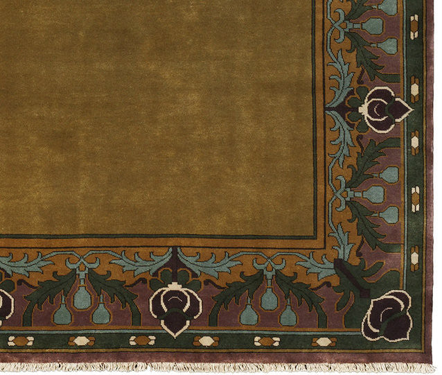 Wyndham Border Hand-Knotted Wool Rug PC-6B – Full Pattern Detail