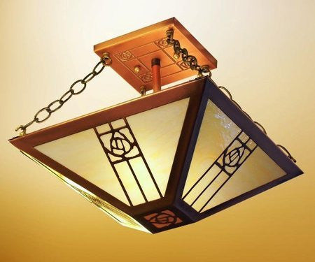 Ceiling Mount - Rose Design by James Mattson