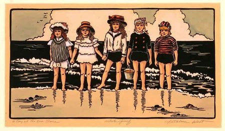 Day at the Seashore Print