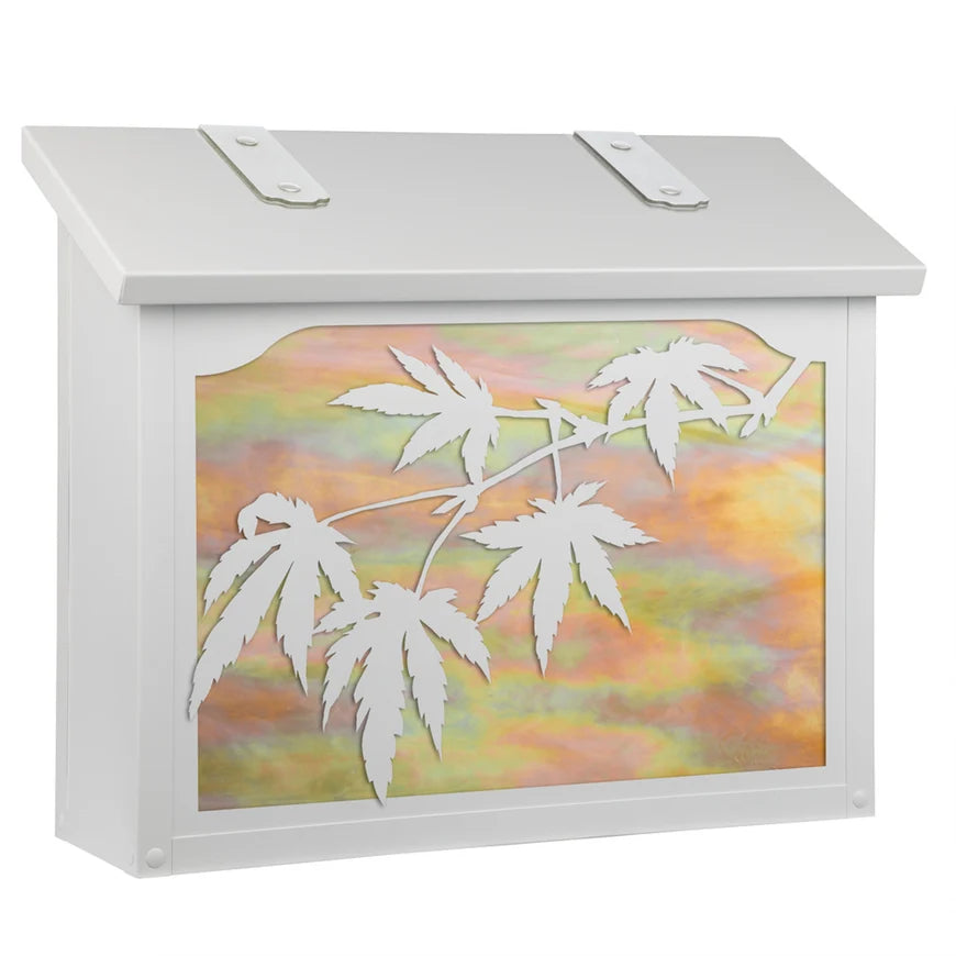 Japanese Maple Large Wall Mount Mailbox AF-153