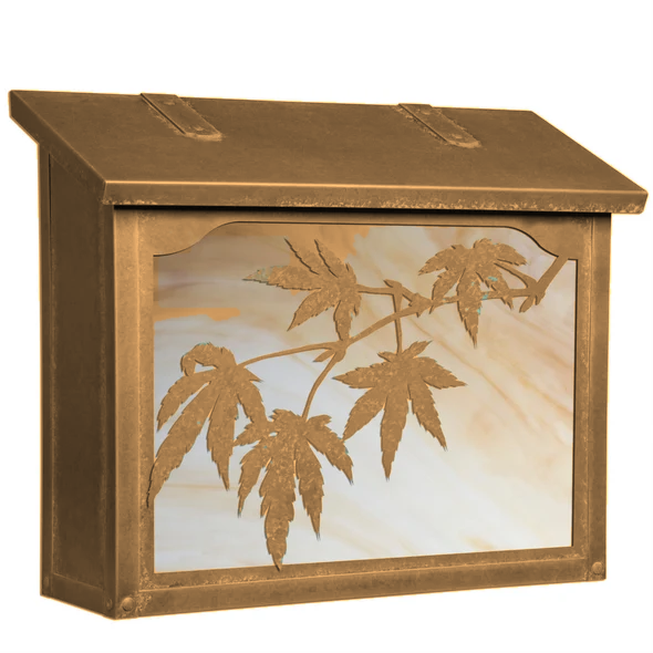 Japanese Maple Large Wall Mount Mailbox AF-153