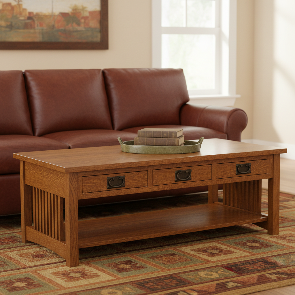 American Mission Coffee Table Lifestyle