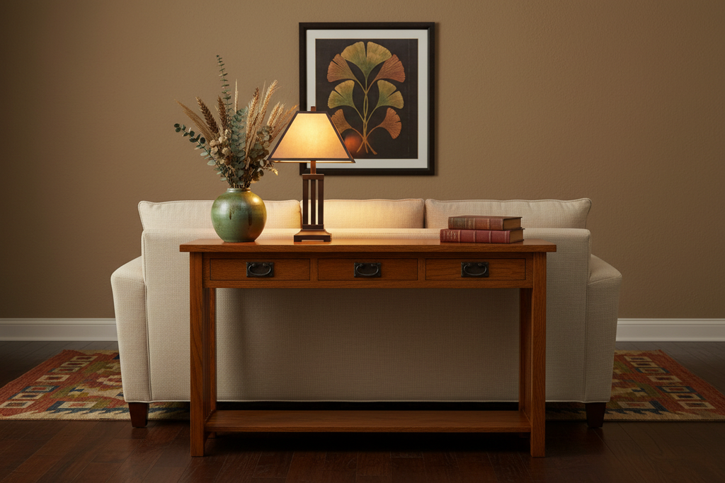 American Mission Sofa Table - Arts & Crafts Lifestyle