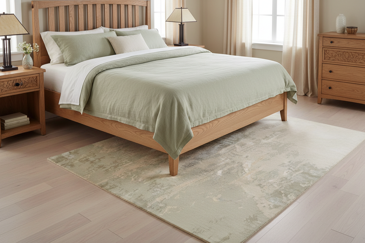Aquarium Rug - Serene Master Bedroom