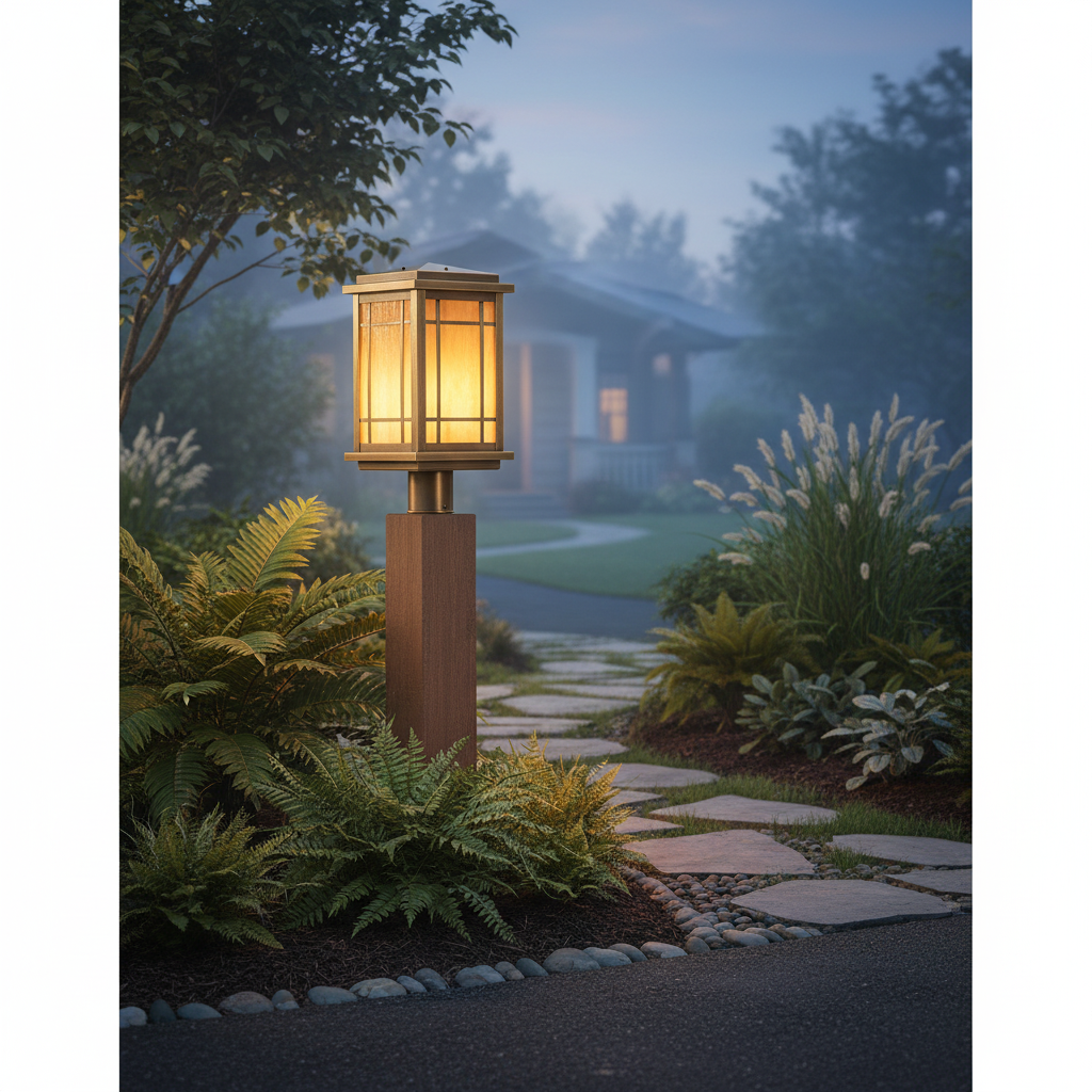 Arts & Crafts Post Lantern Lifestyle