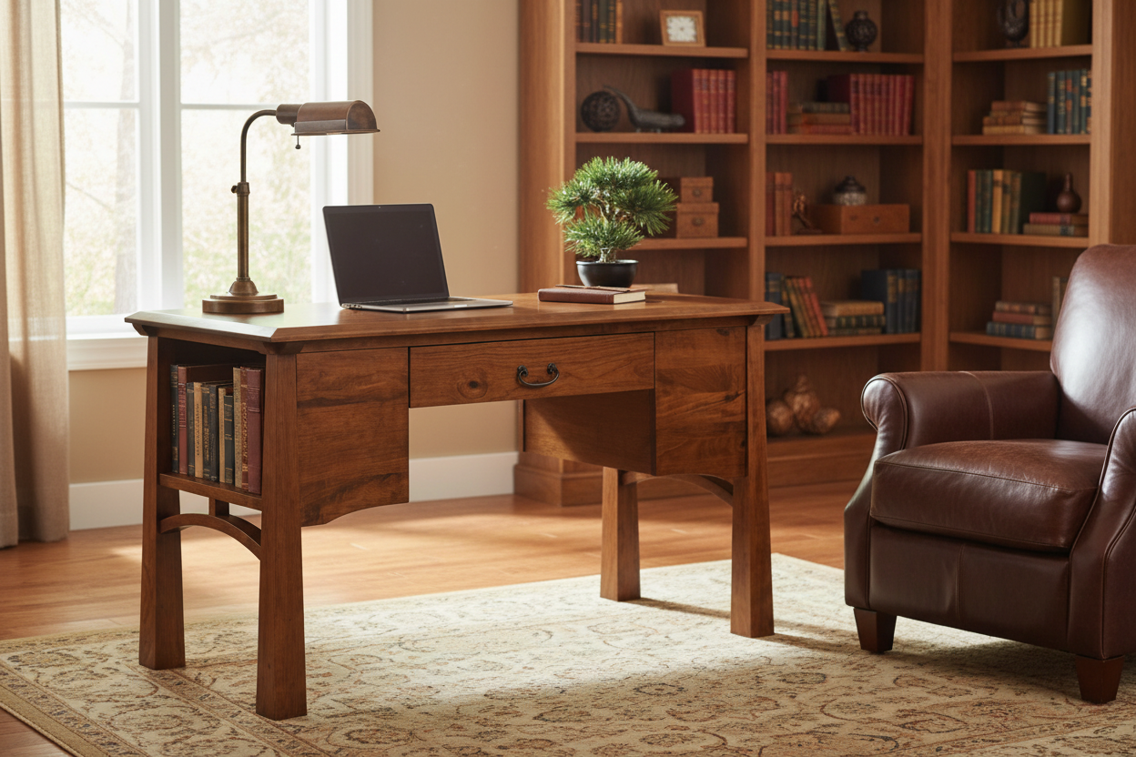 Arts & Crafts Writing Desk Lifestyle