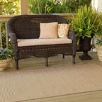 Biscuit Brown  Outdoor Braided Rug