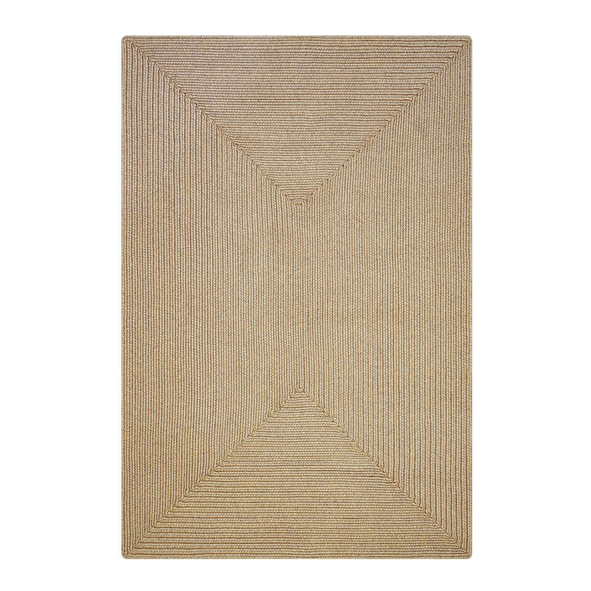 Biscuit Brown  Outdoor Braided Rug