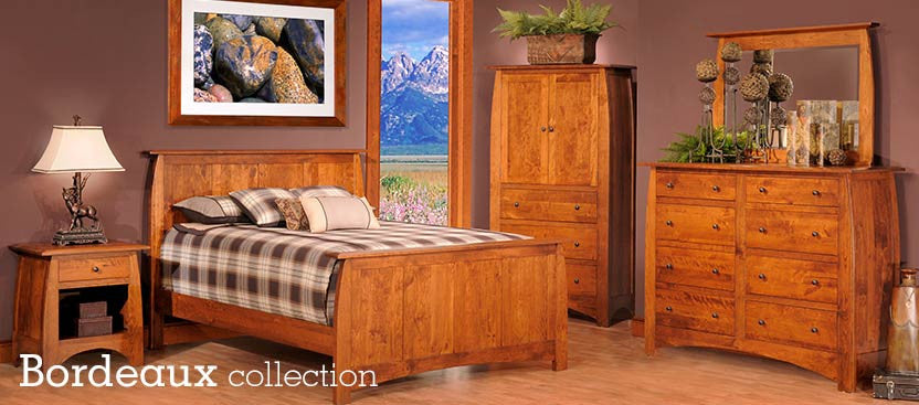 Bordeaux Panel Bed w/ Drawer Units Raised 2"